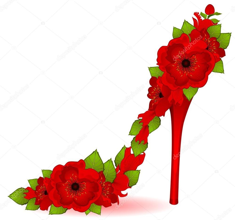 high heel from beautiful flowers.jpg