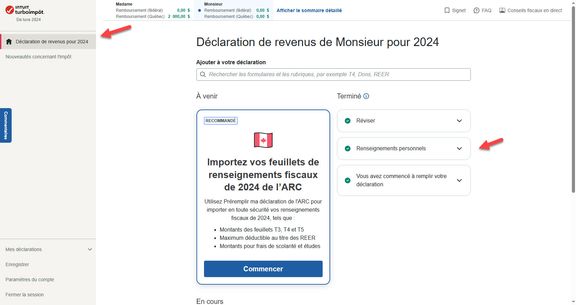 Retour à la page principale