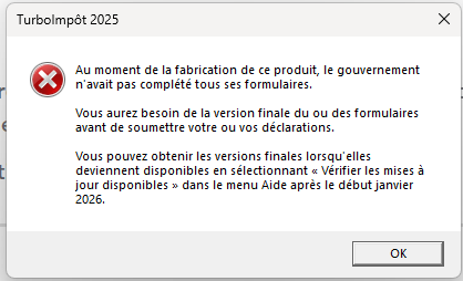 Impossible d'enregistrer et de soumettre la déclaration provinciale - attendre la mise à jour (2).png