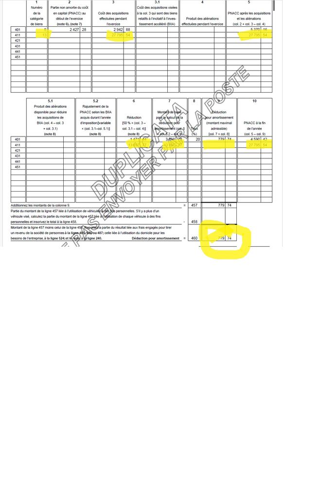 Montants pas bons (QC - PDF)